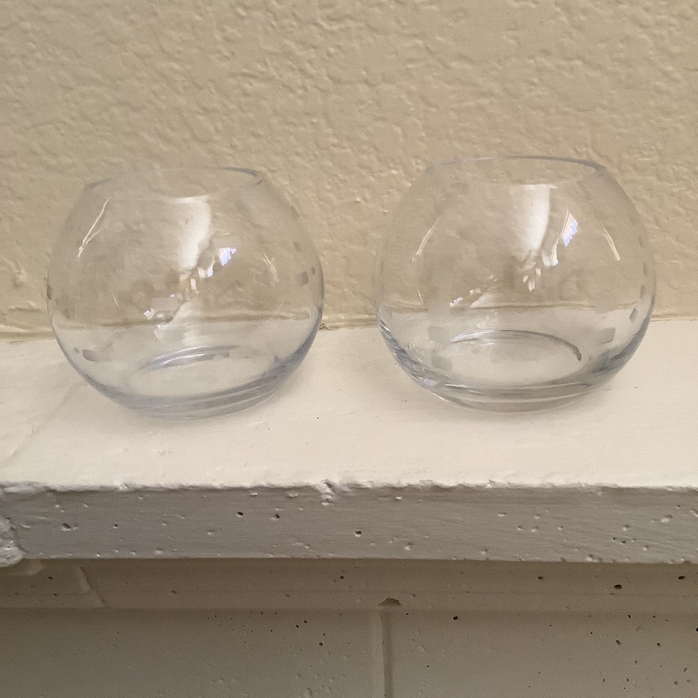 Mikasa votive candle holders